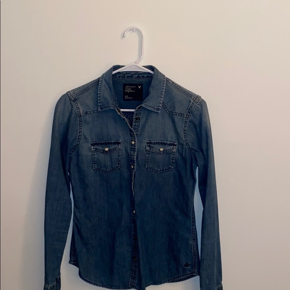 American Eagle Button Down Blouse (Small)